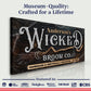 Personalized Wicked Halloween Sign II - view 5