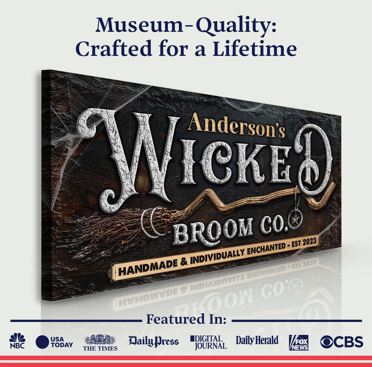 Personalized Wicked Halloween Sign II - view 5