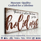 There's No Place Like Home for The Holidays Christmas Sign - view 5
