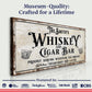 Personalized Whiskey and Cigar Bar Sign