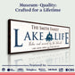 Personalized Lake Life Sign