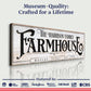Vintage Rust Farmhouse Sign