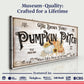 Personalized Pumpkin Patch Sign V