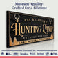 Personalized Family Hunting Camp Sign