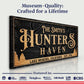 Personalized Hunters Haven Family Sign