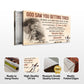 Personalized God Saw You Getting Tired Memorial Sign III