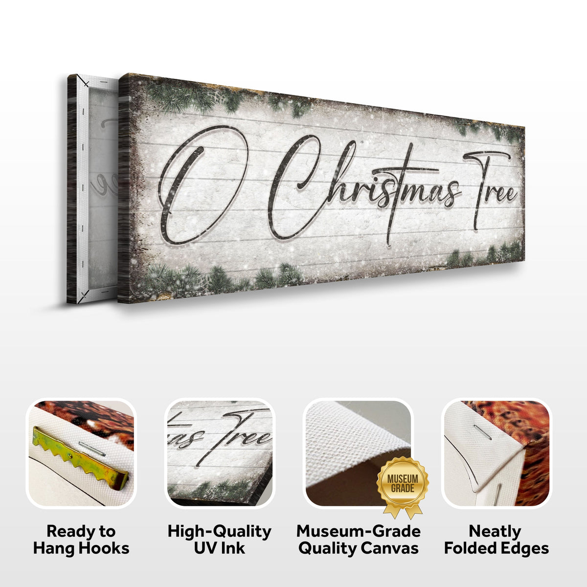 O Christmas Tree, Wood Christmas Sign - view 7