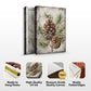 Vintage Winter Pine Cone Christmas Wall Art II - view 7