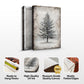 Vintage Christmas Tree Wall Art with Free Mystery Gift