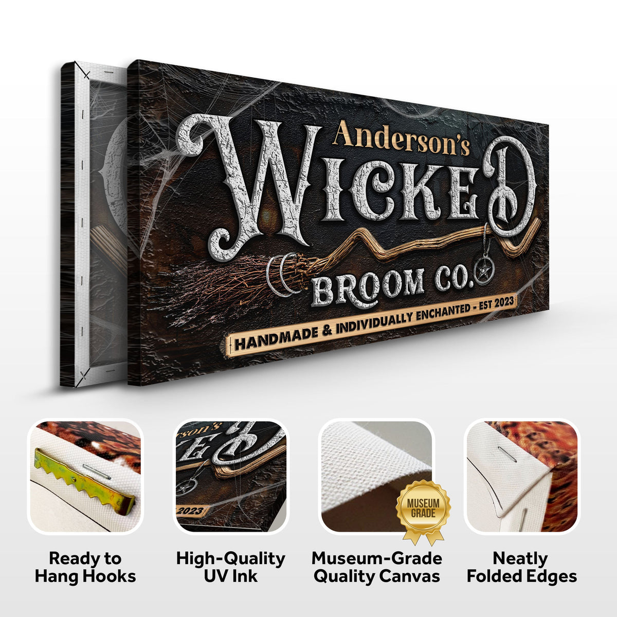 Personalized Wicked Halloween Sign II - view 6