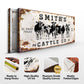 Personalized Cattle Sign II