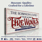 4th of July Fireworks Celebration Personalized Sign