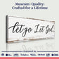 Let Go Let God Faith Sign IV
