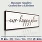 Our Happy Place Sign II