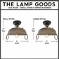 Iron Rustic Industrial Ceiling Light Fixture