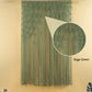 Juno Sage Green Macrame Leaf Door Curtain