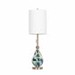 Katipunan Aqua Gold Metallic Brass Table Lamp