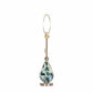 Katipunan Aqua Gold Metallic Brass Table Lamp