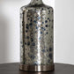 Lentner Ribbed White Ceramic Table Lamp