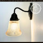 Amber Holophane Clear Glass Wall Sconce or Pendant Light