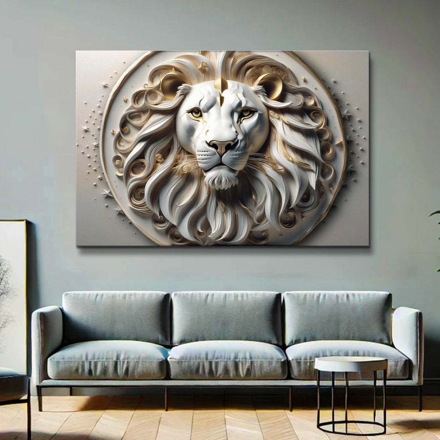 Majestic Lion Wall Art VI