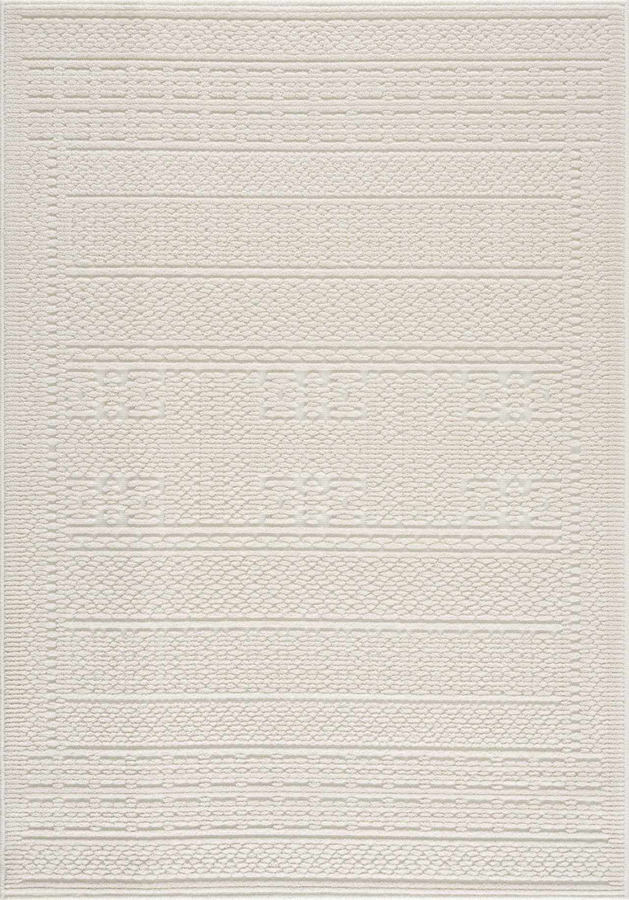 Bahar Cream Washable Area Rug