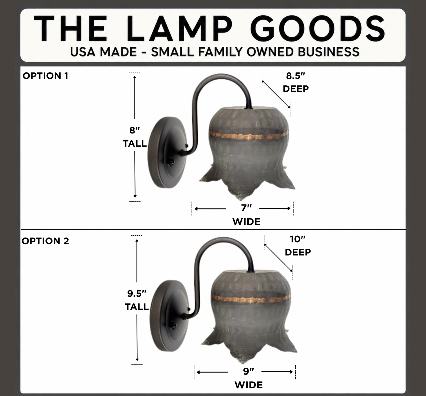 Lotus Farmhouse Wall Sconce Light