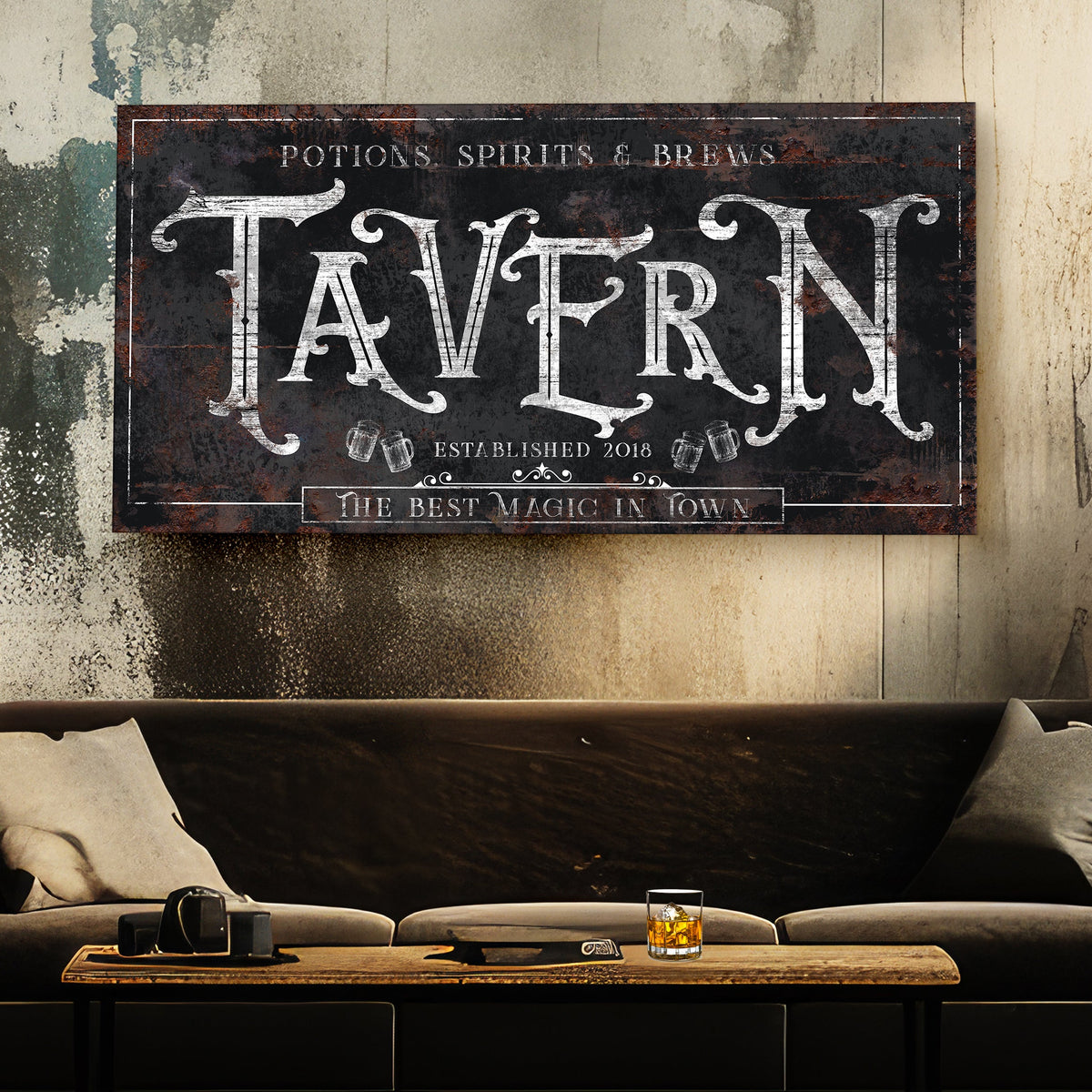 Potions, Spirits & Brews Tavern Halloween Sign II - view 2