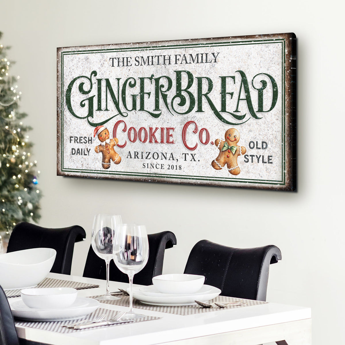 Family Gingerbread Bakery Christmas Sign II - view 3