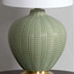 McMurray Green Textured Table Lamp - Clearance