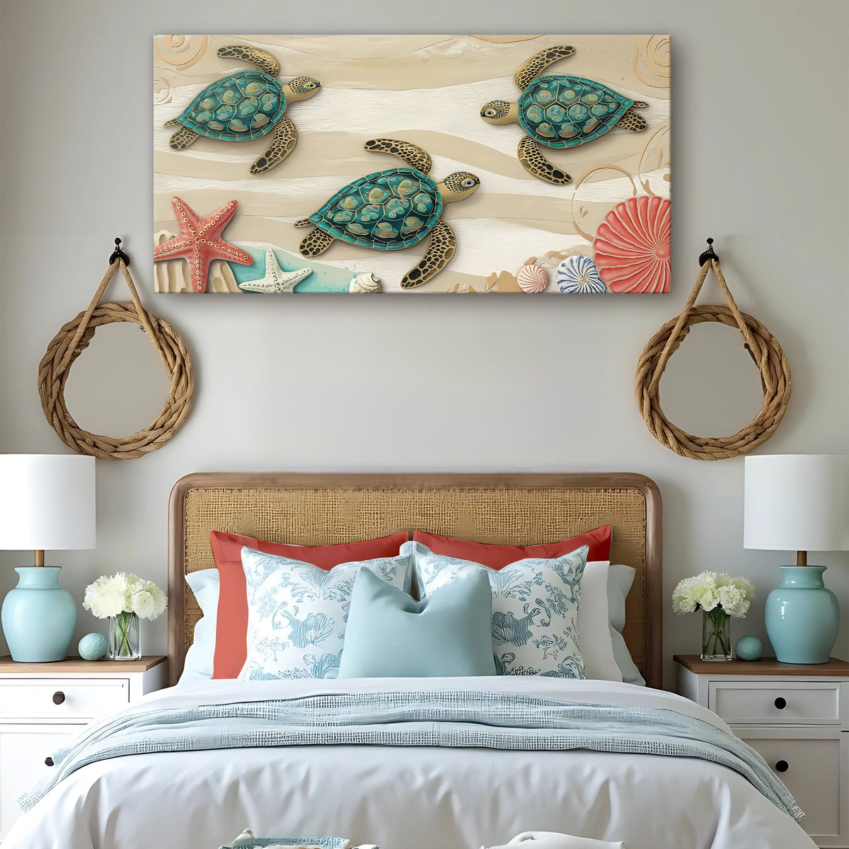 3D Coastal Wall Art VII