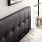 Lily Upholstered Vinyl King Headboard by Modway