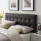 Lily Upholstered Vinyl King Headboard by Modway