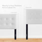 Lily Upholstered Vinyl King Headboard by Modway