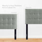 Lily Upholstered Fabric Twin Headboard by Modway