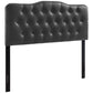 Annabel Upholstered Vinyl Queen Headboard by Modway