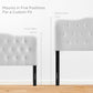 Annabel Upholstered Vinyl Queen Headboard by Modway