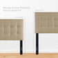 Emily Upholstered Fabric Twin Headboard by Modway