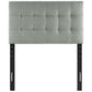 Emily Upholstered Fabric Twin Headboard by Modway