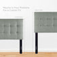Emily Upholstered Fabric Twin Headboard by Modway