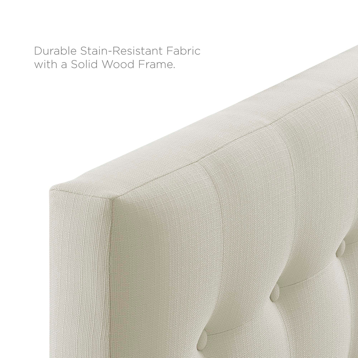 Emily Upholstered Fabric Twin Headboard by Modway