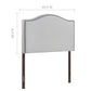 Curl Nailhead Upholstered Twin Headboard by Modway