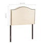 Curl Nailhead Upholstered Twin Headboard by Modway