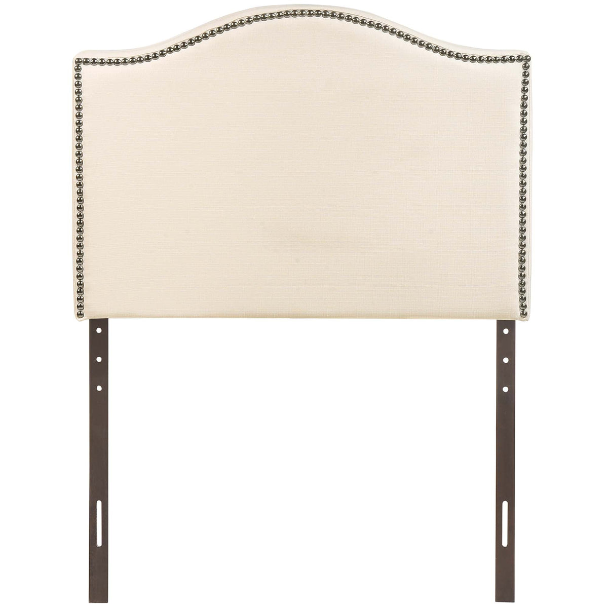 Curl Nailhead Upholstered Twin Headboard by Modway