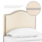 Curl Nailhead Upholstered Twin Headboard by Modway