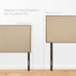 Region Nailhead Upholstered Queen Headboard by Modway