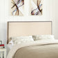 Region Nailhead Upholstered Queen Headboard by Modway
