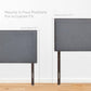 Region Nailhead Upholstered Queen Headboard by Modway