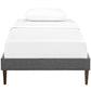 Sharon Fabric Twin Bed Frame with Squared Tapered Legs by Modway