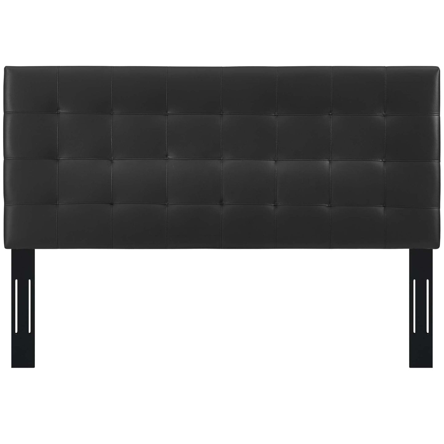Paisley Tufted Upholstered Faux Leather Full/Queen Headboard by Modway